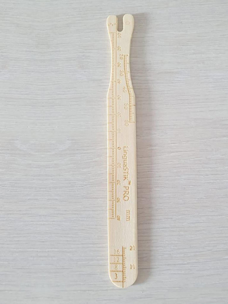 LinguaSTIK Pro bamboo tongue depressor, view 3