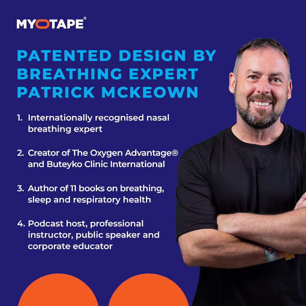 MyoTape - Mouth Tape for Kids - 30 Nights - Reduce Snoring - Safe Alternative to Mouth Tape - Improve Your Kids Sleep - Promote Nasal Breathing - Comfortable & Gentle On Skin - Small