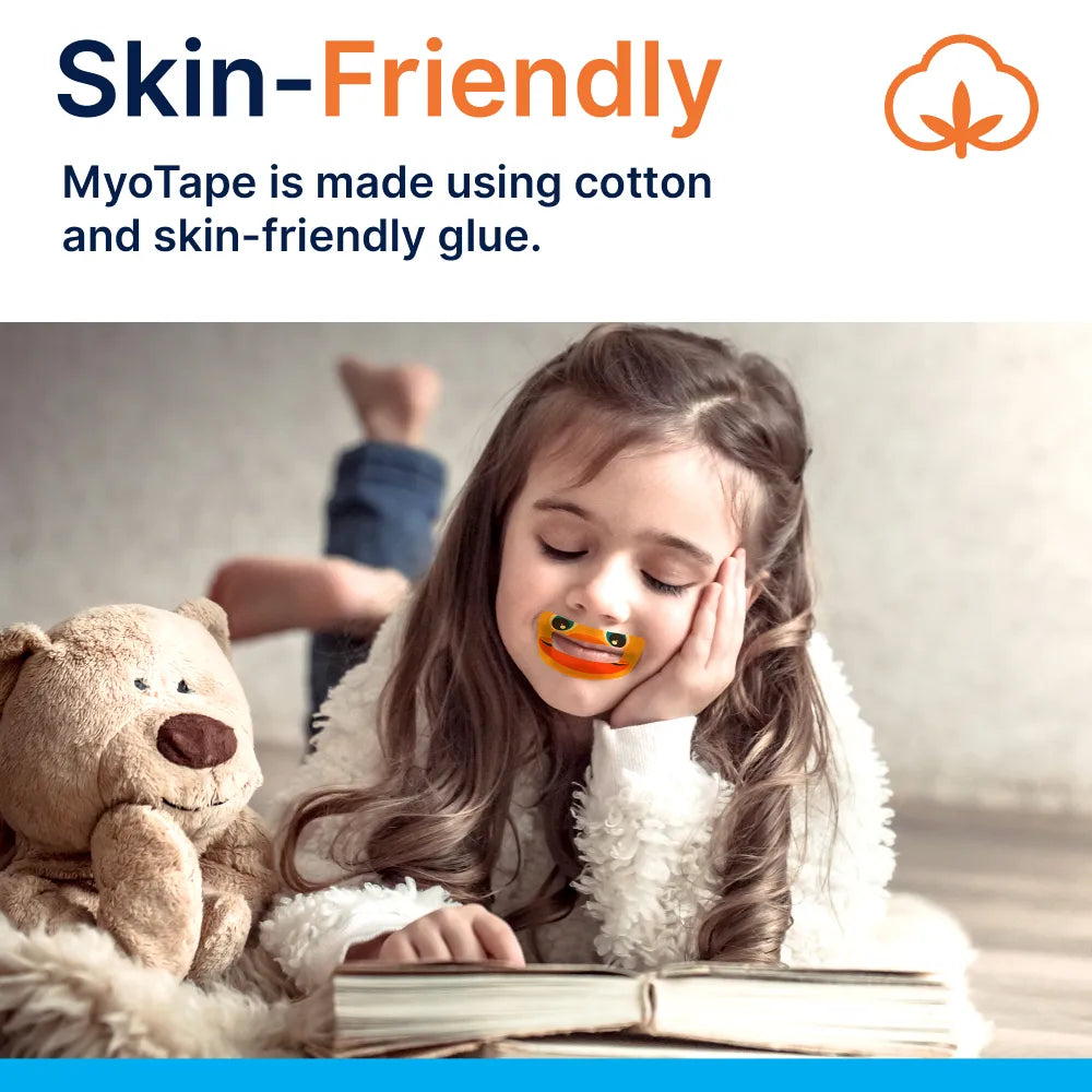 MyoTape para crianças – Suporte respiratório nasal para um sono saudável | 4 - 16 anos