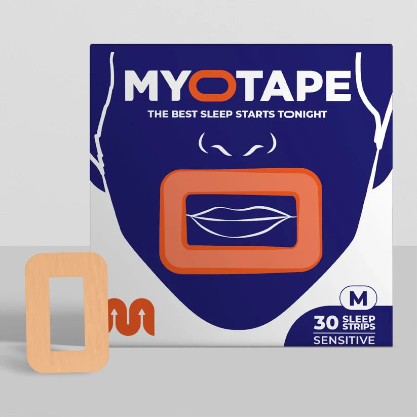 MyoTape Mouth Tape for Adults, Sensitive Skin - Sleep Strips - Size M - 30 Nights