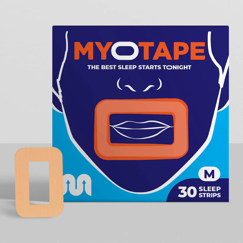 MyoTape - Mouth Tape for Adults – Sleep Strips - 30 Nights - Reduce Snoring - Safe Alternative to Mouth Tape - Promote Nasal Breathing - Size M