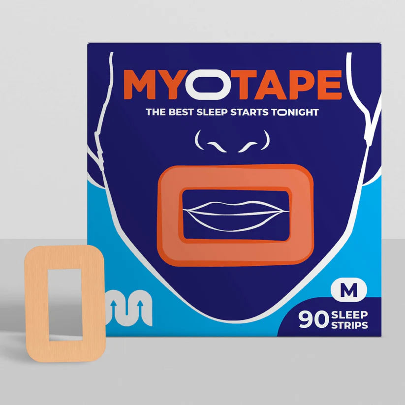 MyoTape - Mouth Tape for Adults – Sleep Strips - 30 Nights - Reduce Snoring - Safe Alternative to Mouth Tape - Promote Nasal Breathing - Size M