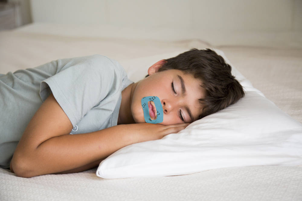 Breathe through your nose.